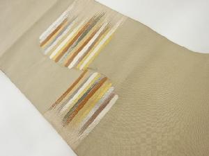 本綴れ抽象模様織出し名古屋帯